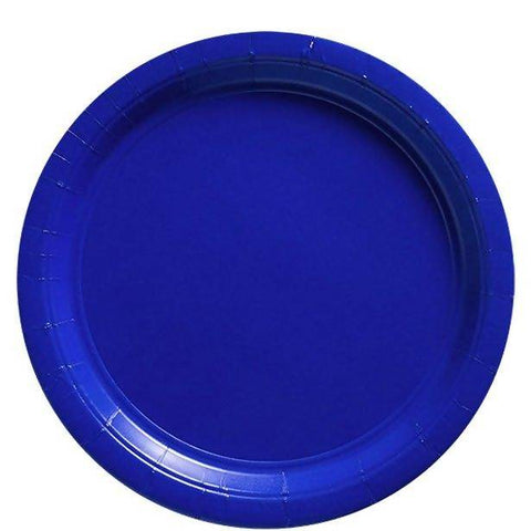 Royal Blue Paper Plates-23cm