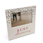 Amore 40th Ruby Anniversary Photo Frame