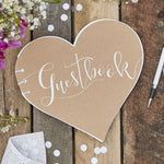 Rustic Country Heart Guestbook