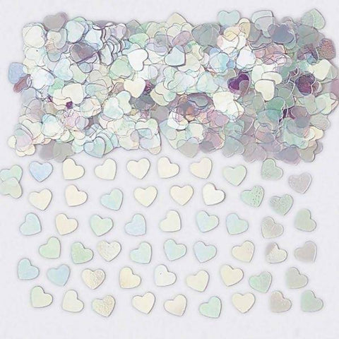 Iridescent Heart Confetti