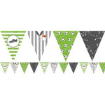Kicker Party Paper Flag Banner - 4m