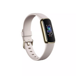 Fitbit Luxe Activity Tracker Soft Gold With Porcelain Band