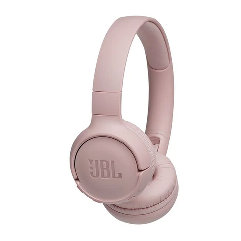 JBL T500BT Over Ear Bluetooth Wireless Headphones with Pure Bass Sound Headset with Remote / Built-In Microphone - Pink