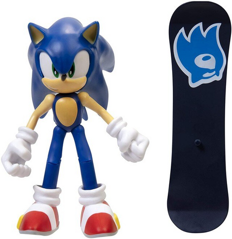 Sonic The Hedgehog Basic Wave 2 Sonic Action Figure [Snowboard]