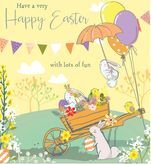 Pack of 6 Easter Square Happy Easter Cards