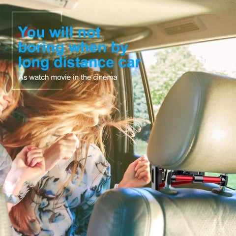 Baseus Clip-on Rear Seat Car Bracket for 4.7 - 12.9 inch Mobile Phone - Tablet (Black)