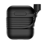 Baseus TZARGS-01 Silicone Protective Case with Magnetic Sling for Apple AirPods 1 - 2(Black)