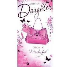 With Love Daughter Card