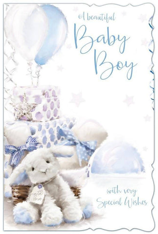 A Beautiful Baby Boy card