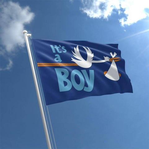 5ft by 3ft It's a Boy Flag