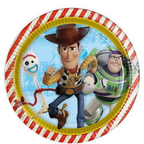 Toy Story 4 Paper party Plates - 23cm