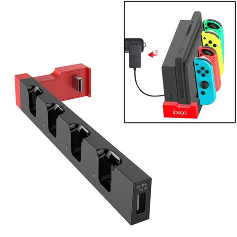 iPega PG-9186 Game Controller Charger Charging Dock Stand Station Holder with Indicator for Nintendo Switch Joy-Con