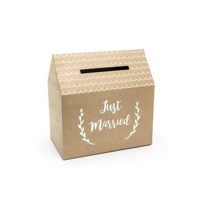 Just Married Wedding Card Box