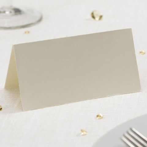 Simply Plain Ivory Place Cards