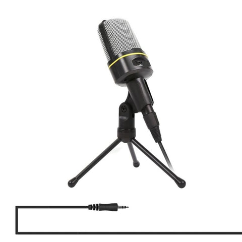 Yanmai SF-920 Professional Condenser Sound Recording Microphone with Tripod Holder, Cable Length: 2.0m, Compatible with PC and Mac for Live Broadcast Show, KTV, etc. (Black)