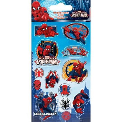 Spiderman Foil Stickers
