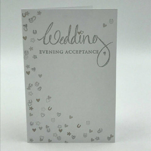 Wedding Evening Acceptance Card