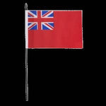 Small Red Ensign Polyester Hand Waving Flags