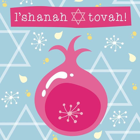 L' Shanah Tovah Colorful Card