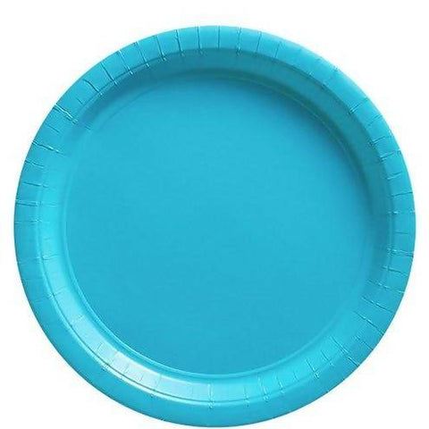 Turquoise Paper Plates -23cm